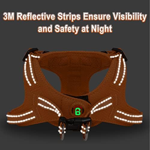 Dog Harness Step in Dog Vest Harness, Reflective Adjustable Puppy No Pull - Image 6