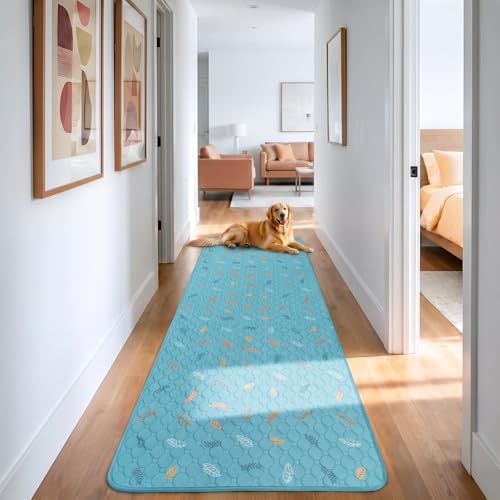 Sunheir Washable Pee Pads for Dogs Large 24" x 72" 2-Pack Reusable Puppy Pads by SUNHEIR