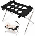 Pet Grooming Hammock with Stand, Foldable Dog Bath Table，Black by Unknown
