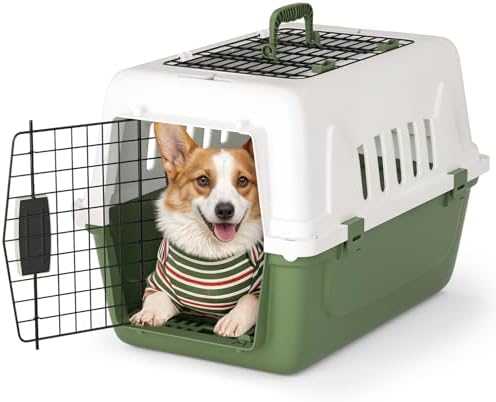 Magshion 22 Inch Hard-Sided Dog Cat Carrier by Magshion