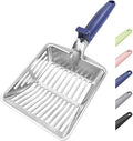 Large Metal Cat Litter Scoop w/ Deep Shovel, Dual-Size Holes & Hanging Hook by Unknown