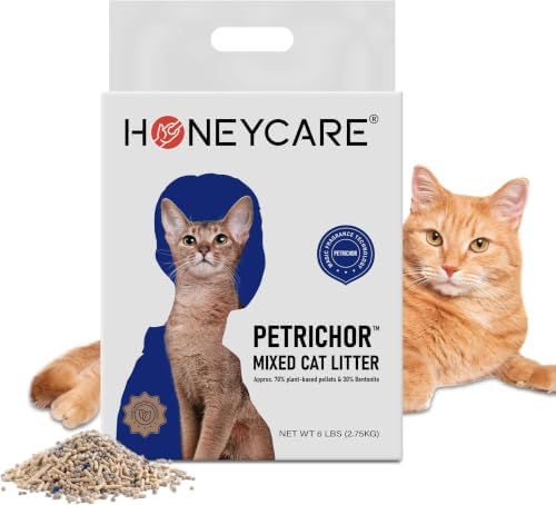 HONEY CARE Petrichor Mix Cat Litter I Tofu Cat Litter I Nature Plant-Based by HoneyCare