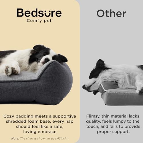 Bedsure SupportMax® Extra Thick Orthopedic Dog Bed Medium Size Dog - Image 3