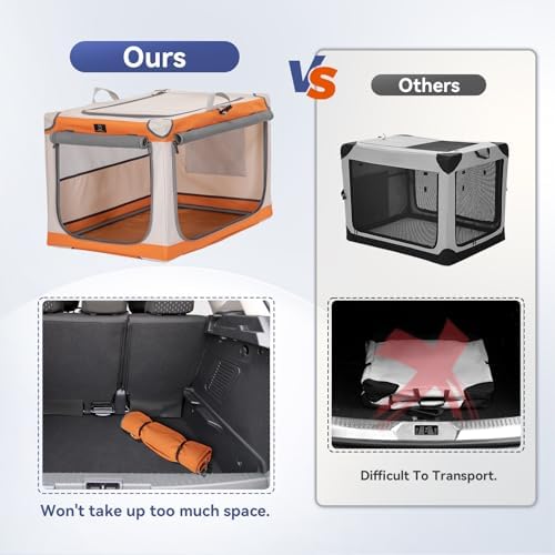 36" Collapsible Dog Crate for Large Dogs - Image 5