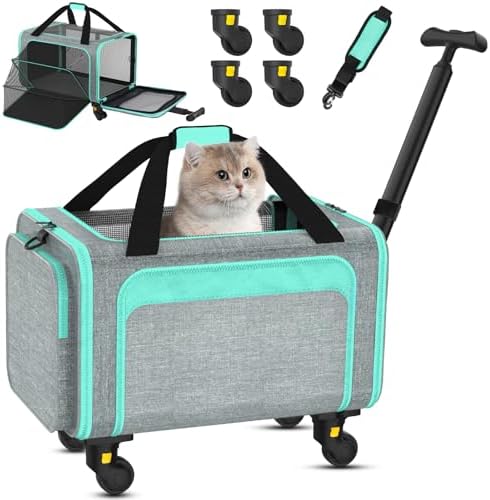 Airline Pet Carrier with Wheels by Unknown