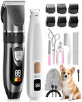 iBTC Dog Clippers and Paw Trimmer Kit 2 in 1 Low Noise Cordless Dog Clippers by Unknown
