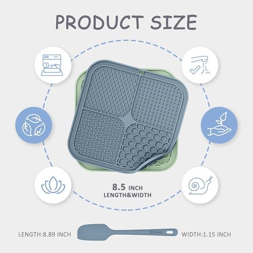 ChefAide 2 Pack Lick Mat for Dogs, Cats & Puppies - Image 2