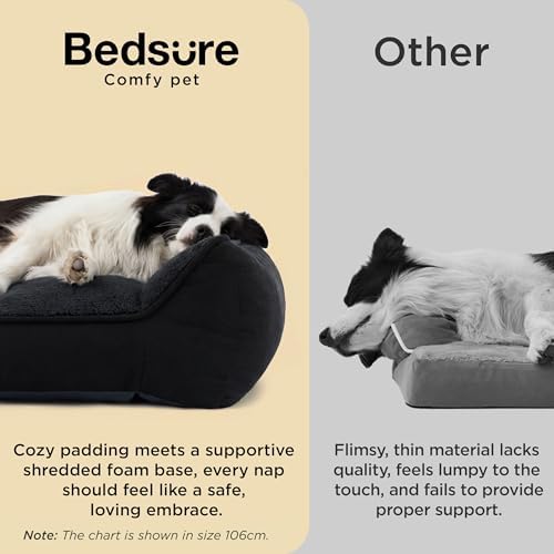 Bedsure SupportMax® Extra Thick Orthopedic XL Dog Bed - Image 3