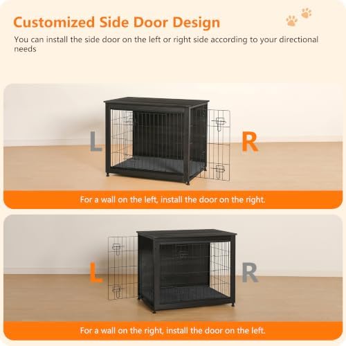 DWANTON 32.5" Dog Crate Furniture - Image 3