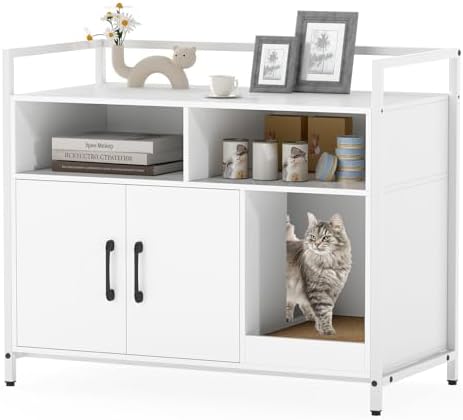 Giantex Cat Litter Box Enclosure by Giantex