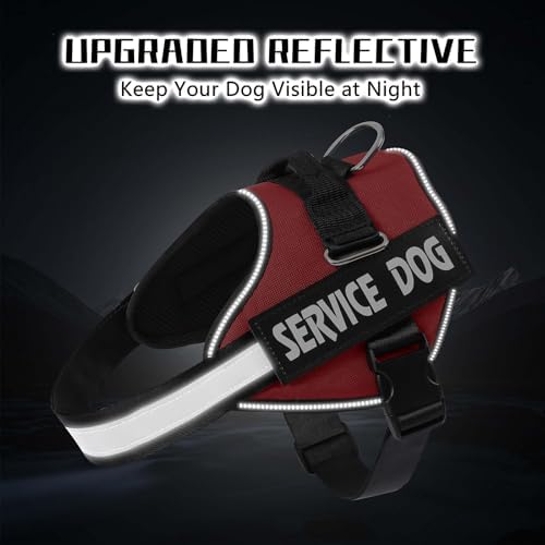 MUMUPET Service Dog Harness, No Pull & Reflective Pet Vest - Image 5