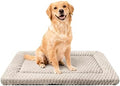 Dog Bed Mat, Reversible & Ultra Soft Kennel Pad-Machine Washable Pet Bed by SUNSHE