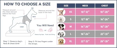 PHOEPET No Pull Dog Harnesses for Small Dogs Reflective Adjustable - Image 7