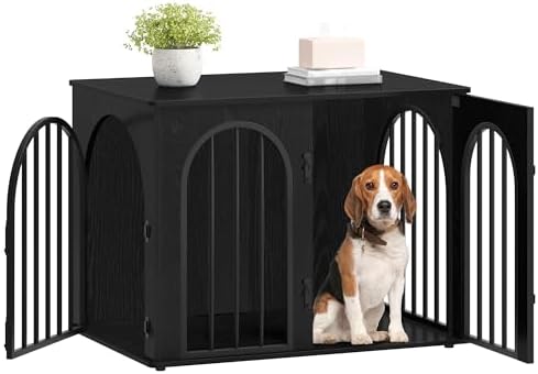 Hzuaneri 31.5'' Dog Crate Furniture, Dog Kennel Indoor by Hzuaneri