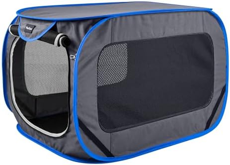 Large Pop Up Kennel, Collapsible Travel Pet Crate, Indoor and Outdoor Portable - Image 2