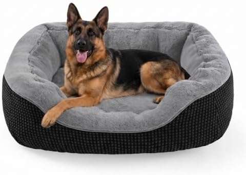 INVENHO XL Dog Beds Large Sized Dog, Washable Orthopedic Warming Soft Sleeping by INVENHO