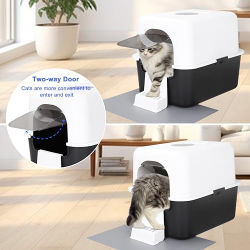 Sfozstra Enclosed Cat Litter Box: Splash Resistant Leak Resistant - Image 5