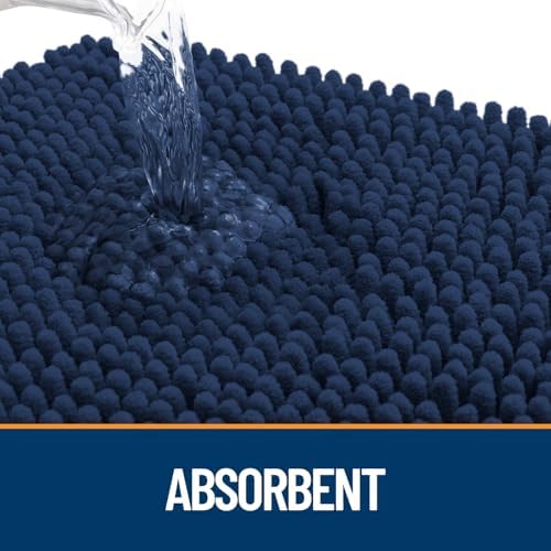 OLANLY Dog Door Mat for Muddy Paws 70x32, Super Absorbent Chenille Mud Mat - Image 3