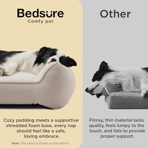 Bedsure SupportMax® Extra Thick Orthopedic XL Dog Bed - Image 3