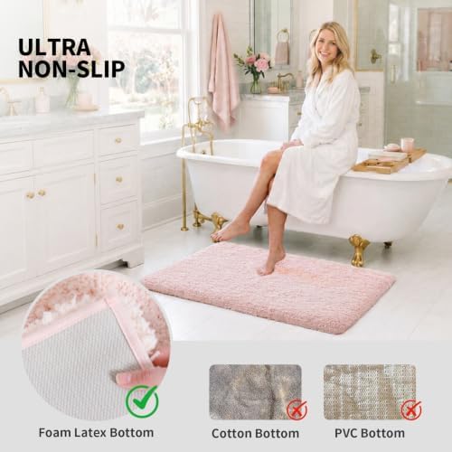 ILANGO Bathroom Rugs 48" × 24", Extra Soft Absorbent Microfiber Bath Rugs - Image 4