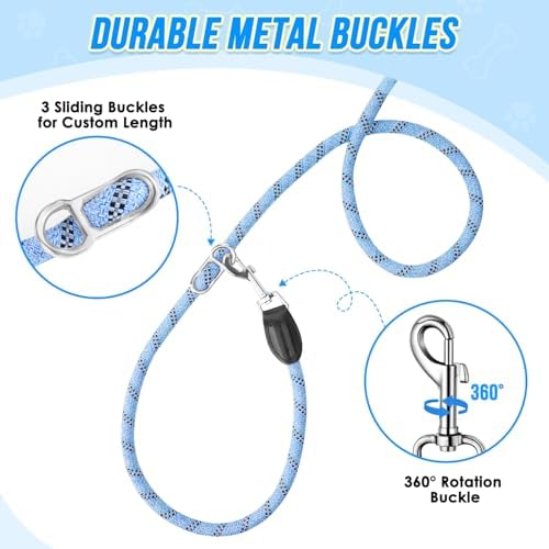 Lukovee Hands Free Dog Leash, 10FT Adjustable Waist-Lead & Shoulder Lead - Image 5