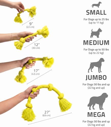 Playology Tug Rope Dog Toys for Large Breed Dogs - Image 5