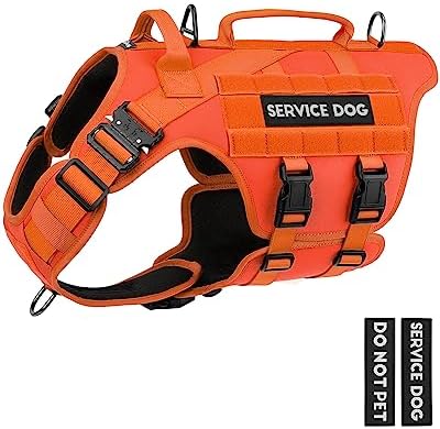 Petnanny Tactical Dog Harness Service Vest by PETNANNY