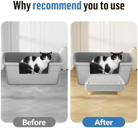 Extra Large Cat Litter Box Step Ramp, Cat's Litter Catcher Mat - Image 6