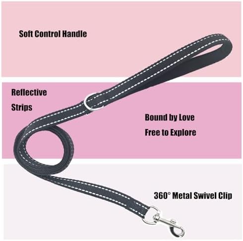 Solmoony Sparkly XS Dog Harness and Leash Set, Step in Soft Light Puppy Vest - Image 6
