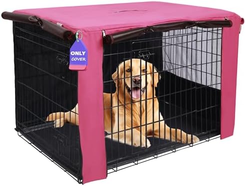 HiCaptain 48-Inch Dog Crate Cover by HiCaptain