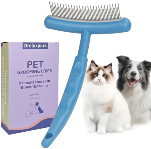 Stainless Steel Pet Dematting Deshedding Brush, Pet Grooming Tool by Unknown