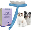 Stainless Steel Pet Dematting Deshedding Brush, Pet Grooming Tool by Unknown