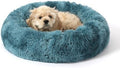 NOYAL Donut Dog Bed for Small Medium Pets, Plush Calming Faux Fur by Noyal