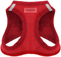Voyager Step-in Plush Dog Vest Harness -Red Corduroy by BestPetSuppliesLLC