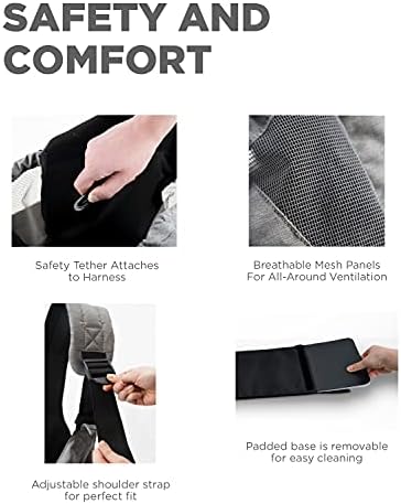 Outward Hound PupPak Sling Dog Carrier, Adjustable Strap, Mesh Ventilation - Image 5