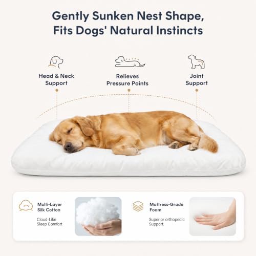 Magic Dog Orthopedic Medium Dog Bed 32 Inch, Super Soft Small Pet Bed - Image 4