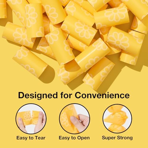 VETRESKA Daisy Scented Dog Poop Bags, Leak-proof - Image 5