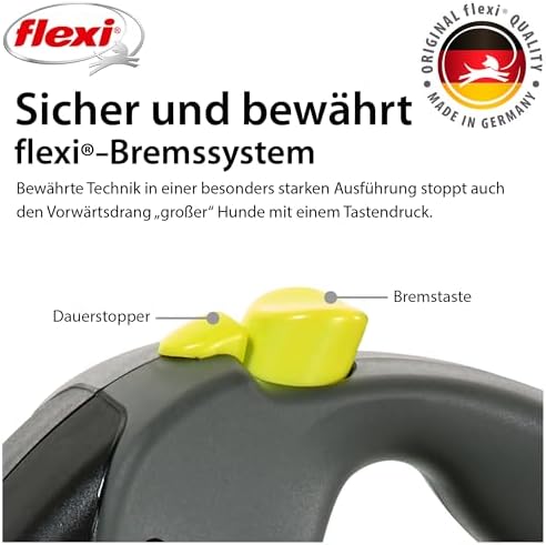 Flexi Giant Professional, L: 10 M, Schwarz/Neon - Image 5