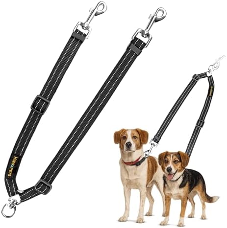 MingXpet Double Dog Leash for Two Dogs, No Pull Dog Leash, 360° Swivel No by MingXpets