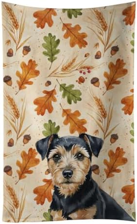 Caroline's Treasures Norfolk Terrier Dogs Kitchen Towel 15x25 in by CarolinesTreasures