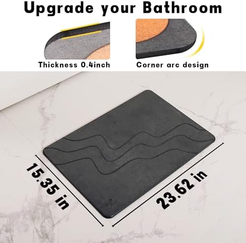 Stone Bath Mat Diatomaceous Earth Shower Mat - Image 2