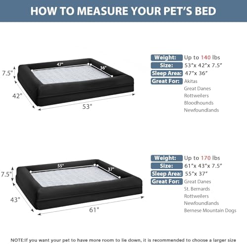 WNPETHOME Giant Dog Bed Orthopedic - Image 5
