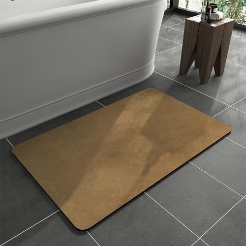 MontVoo -Bath Mat Rug-Rubber Backing Non Slip Quick Dry Absorbent Thin Bathroom by MontVoo