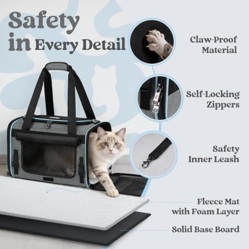rabbitgoo Cat Carrier Soft - Image 3
