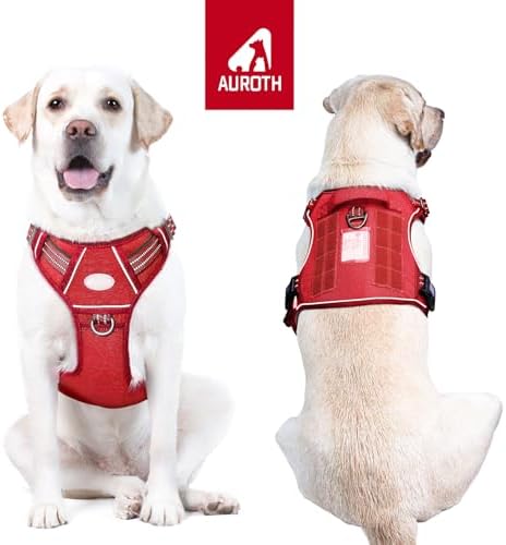 AUROTH Dog Harness for Large Dogs, No Pull Tactical Dog Vest Heavy Duty - Image 2