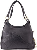 Elegant Embossed Leather Purse Carrier Black by Glield