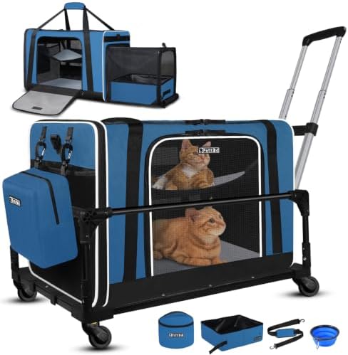 Petskd Side Expandable Extra Large Cat Carrier by Petskd