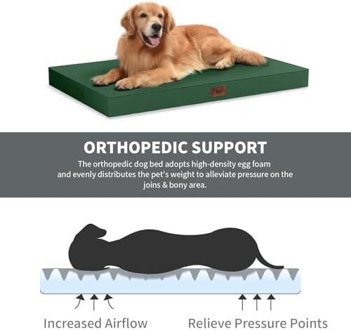 Waterproof Orthopedic Dog Crate Bed - Image 3