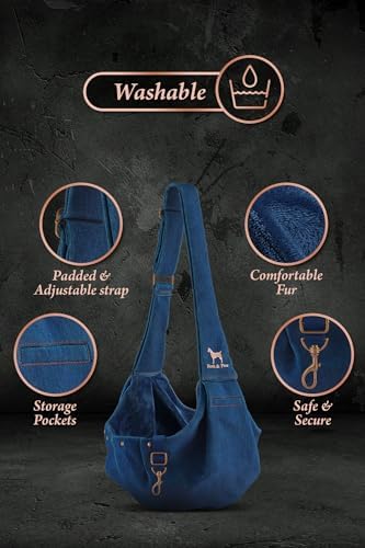 Noah & Paw Dog Sling Carrier for Small Dogs & Cats 5-18 lbs - Image 5