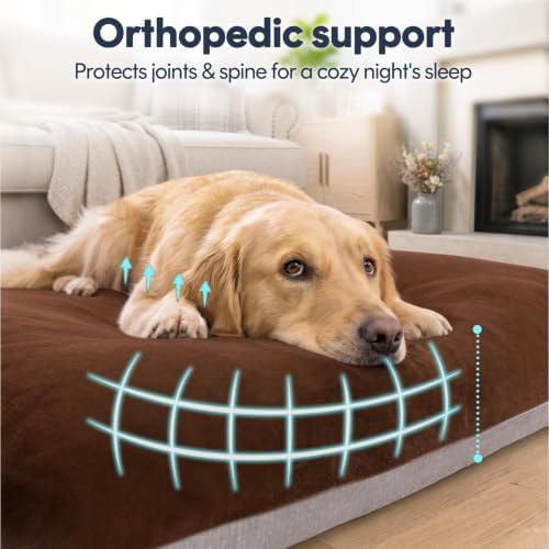 Magic Dog Orthopedic Extra Large Dog Bed 47 Inch, Super Soft XL Pet Bed - Image 2
